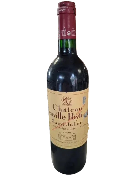 Bouteille de Château Léoville Poyferré, Saint-Julien, millésime 1996