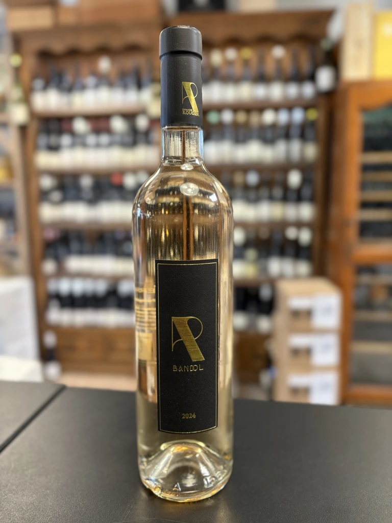 Bouteille de vin rosé Bandol 2024 du Domaine Rougier, appellation AOP Bandol en Provence.