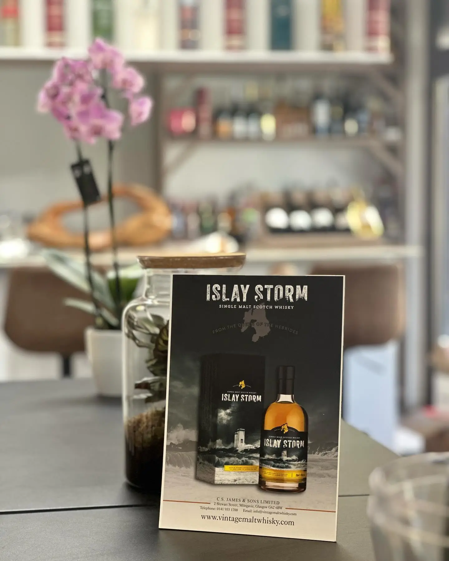 Promo boisson Islay Storm